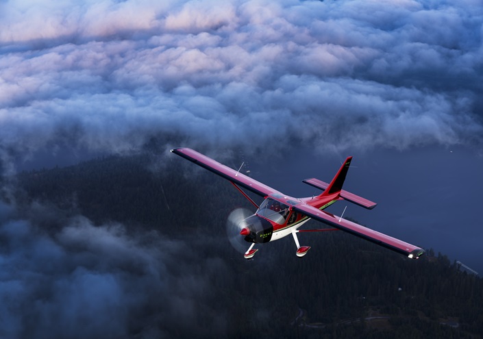 Aerial photography of the Glasair Sportsman Diesel powered LSA flown by AOPA Senior VP, Tom Haines, with Glasair pilot, Nick Frisch.

Felts Field (FFA)
Spokane WA USA