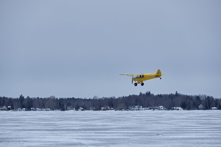 Twice a year, for twenty years, Rick Durden has invited friends to enjoy either winter ski flying, or summer float plane flying. This year, due to lack of snow, the flights were restricted to take-off and landings on frozen Lake Mitchell. 

Northwoods Aviation Wexford County Airport (CAD)
Cadillac MI USA