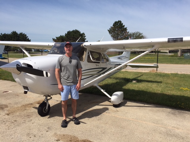 JP Guilbault with his 2007 Cessna 172S