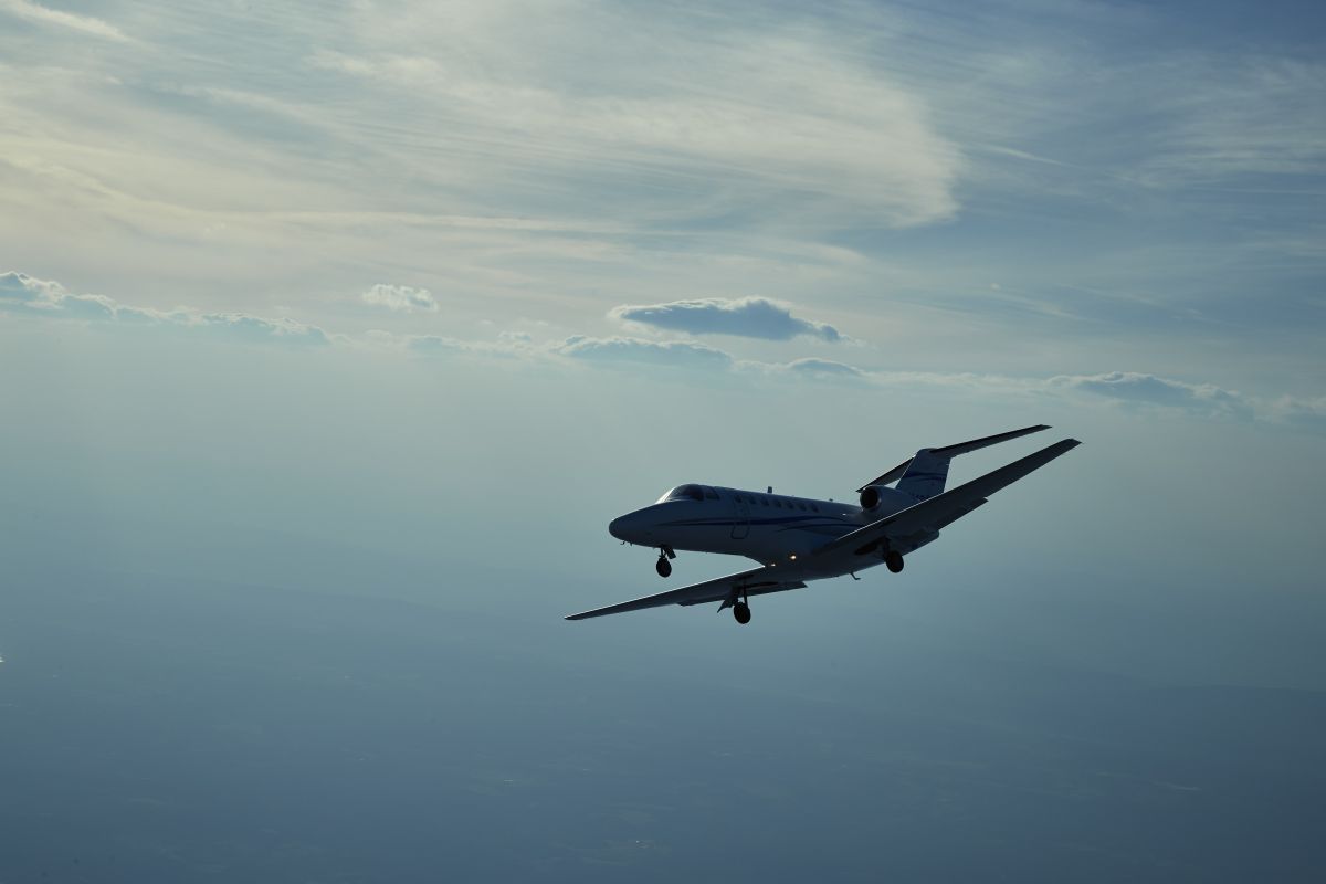 What is the typical down payment percentage on a jet?