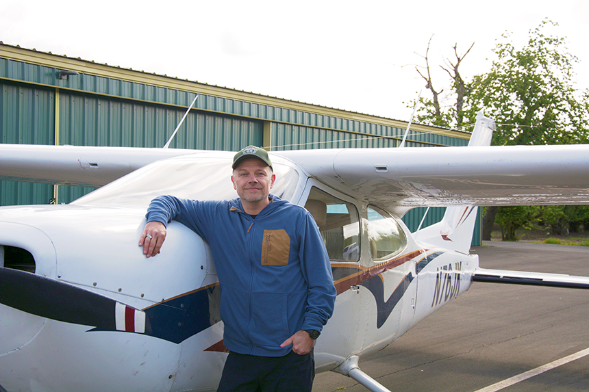 Jason Krajewski and his 1976 Cessna 177B