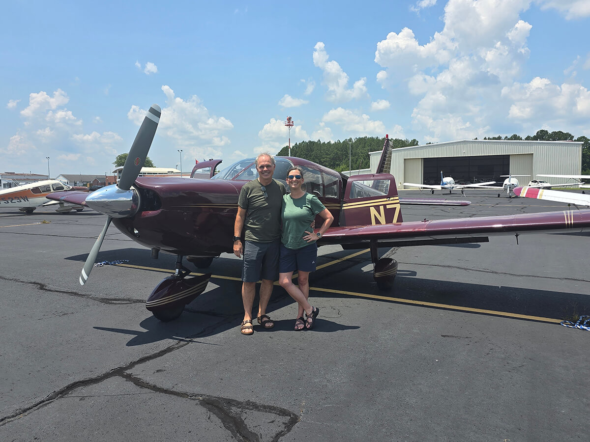 Steve and Jennifer in Front